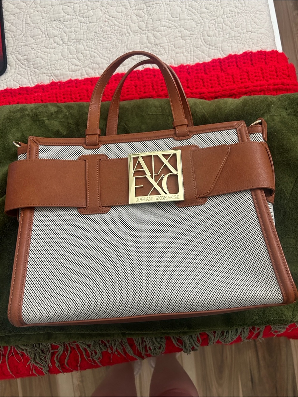 Armani Exchange Susy Tote with with shoulder strap